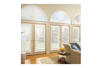 Hybrid Shutters with Specialty Shaped Arch