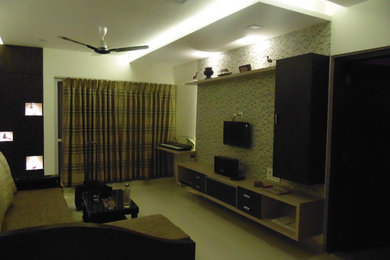 Living room in Pune.