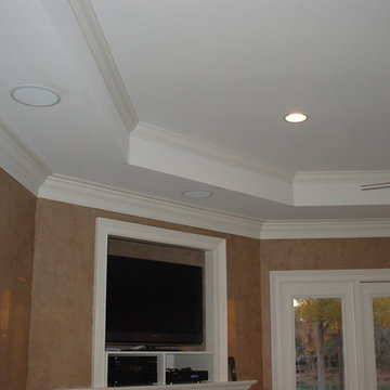 In-ceiling speakers for surround sound
