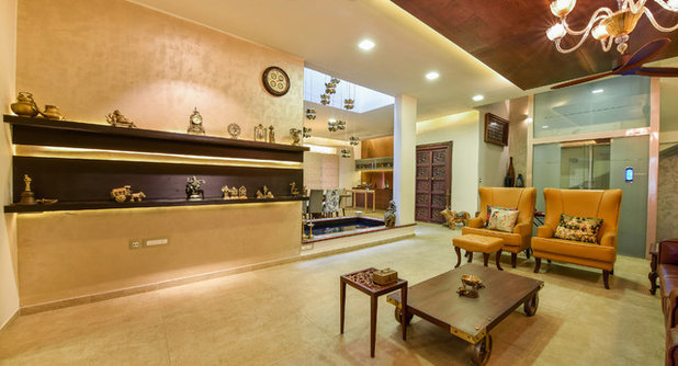 Indian Living Room by Nayan Soni Photography