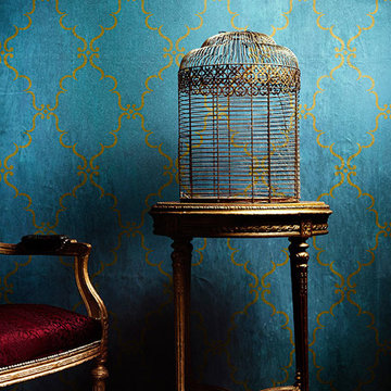 Indian & Paisley Wall Stencil Projects