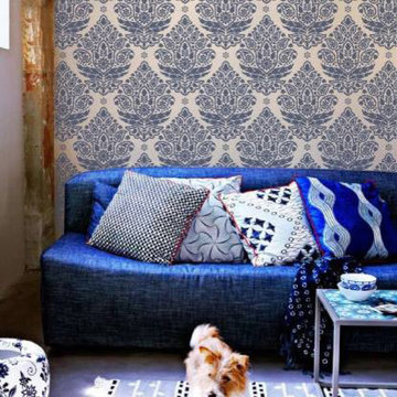 Indian & Paisley Wall Stencil Projects