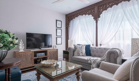 Houzz Tour: HDB Maisonette is Turned Into 'British India' Haven