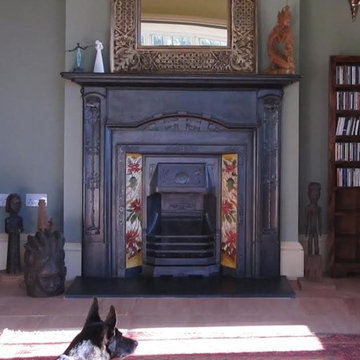 Installed Art Nouveau Fireplaces
