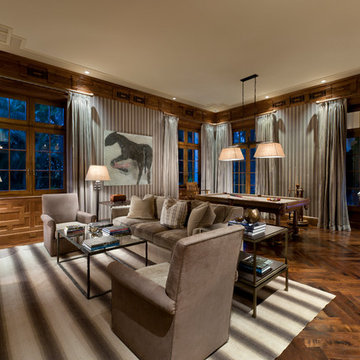 Interior Architecture of Miami Indian Creek Home – Billiard Room