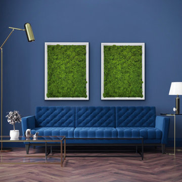 Interior Decorating with Moss Wall Decor