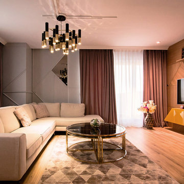 Interior design – 3 room apartment in „The Park” Residence, Bucharest