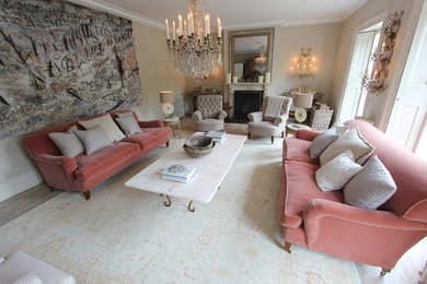 Large victorian living room in Berkshire.
