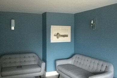Photo of a modern living room in Cambridgeshire.