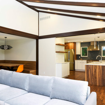 Interior Modifications to a Mid-Century Ranch on a Golf Course