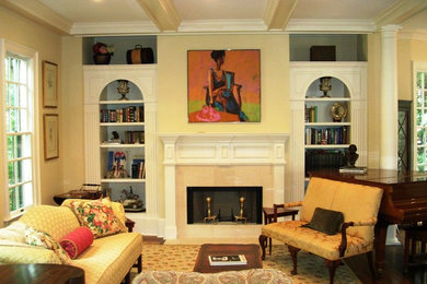 Example of a living room design in Atlanta