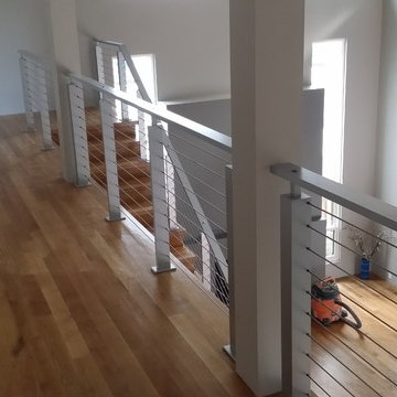 Interior Residential RZR Rail Cable Railing