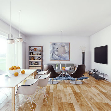 Interior Visualization / Scandinavian Style Interior Design
