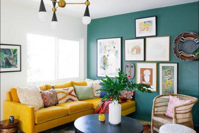 Inspiration for a transitional living room remodel in Toronto