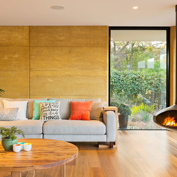 Internal Rammed Earth Walls