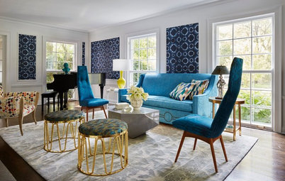 Stylish Living Room Happily Sings the Blues