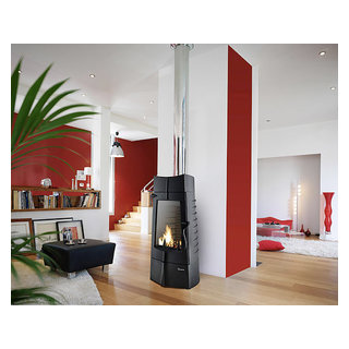 INVICTA CHAMANE WOOD BURNING STOVE - Contemporary - Living Room - Essex -  by MAP Lifestyle Ltd | Houzz