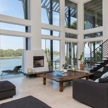 Isle of Palms Residence - Living Room