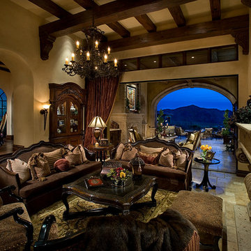 Italian Villa Living Room