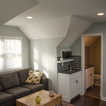 It’s a garage. It’s an apartment. It’s both.