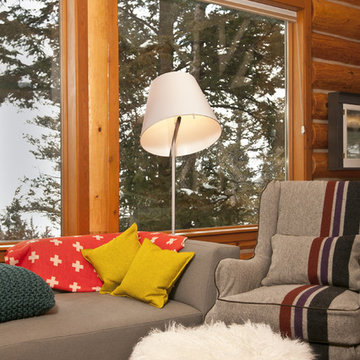 Jackson Hole Modern Log Cabin - Grace Home Design