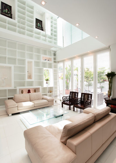 Contemporary Living Room by R interior Design