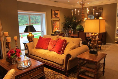 Living room - traditional living room idea in Vancouver