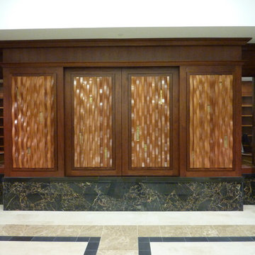 Judicial Doors and Law Library Back Panels