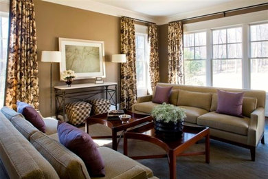 Example of a transitional living room design in DC Metro