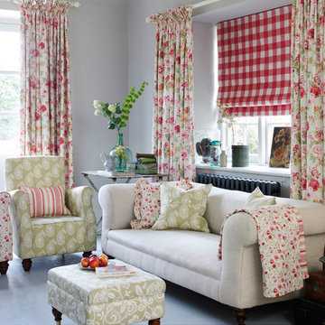 Just Fabrics Country Florals Living Room