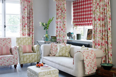 Just Fabrics Country Florals Living Room