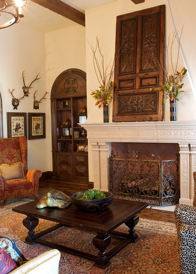 Mediterranean Living Room by Heritage Design Studio