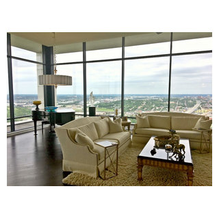 Floor to Ceiling Penthouse Windows - Living Room - Kansas City - by ...