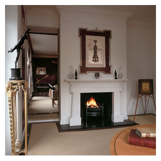 Karnak Temple Mantel - Traditional - Living Room - New York - by Chesney's  | Houzz
