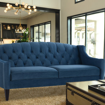 Ken Upholstered Button Tufted Sofa