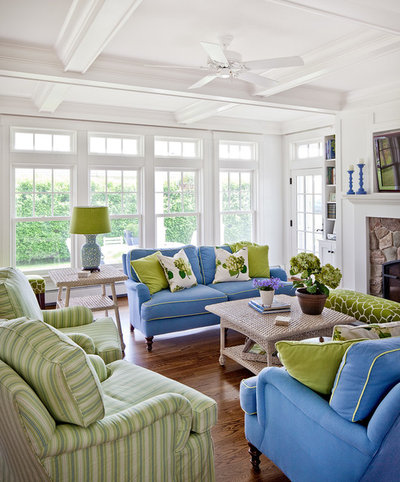 Beach Style Living Room by Bowley Builders