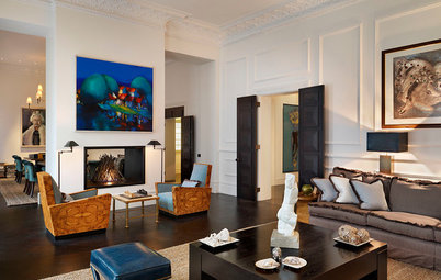Houzz Tour: 2 London Apartments Join to Become a Luxe Family Home