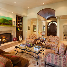 Traditional Living Room by Kepler Design