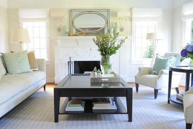 Inspiration for a timeless living room remodel in Vancouver