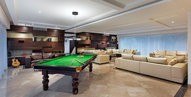 Contemporary Family Room by Shamanth Patil Photography