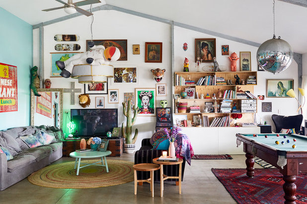 Eclectic Living Room by Jessie & Jones
