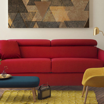 Komodo Queen Sleeper Sofa by Pezzan USA | Made in Italy