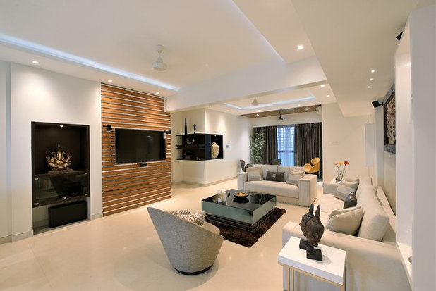 Contemporary Living Room by Milind Pai Architects & Interior Designers