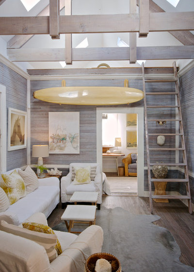 Beach Style Living Room by Starr Sanford Design
