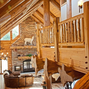 Lake Delton, WI project by Wisconsin Log Homes - www.wisconsinloghomes.com