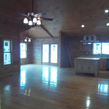 lake house log cabin