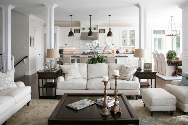 American Traditional Living Room by Aspen & Ivy