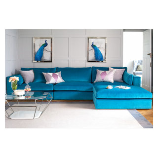 Lansdowne L Shape Sofa - Contemporary - Living Room - London - by Sweetpea  & Willow | Houzz