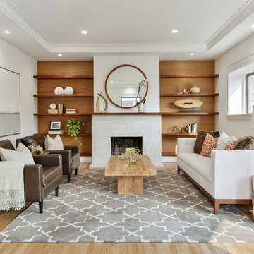 Large Open Contemporary Kitchen