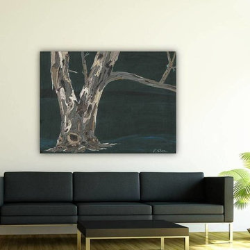 Large Tree Artwork on Living Room or Entry Wall Tree Artwork Green